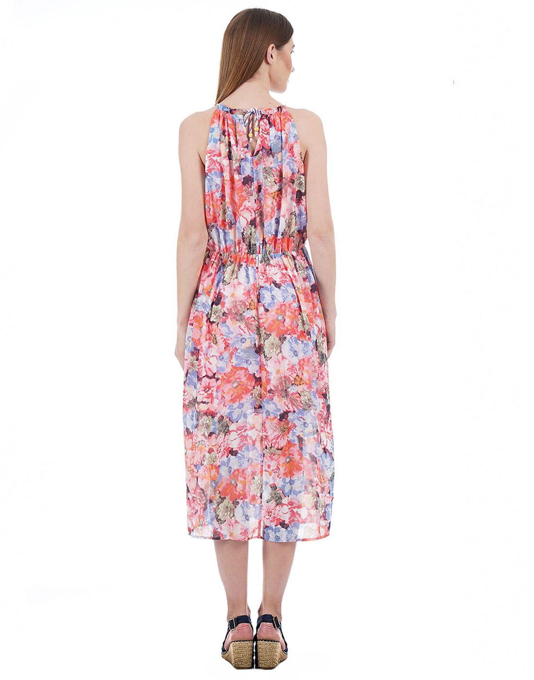 U.S. Polo Assn. Women Floral Print Casual Wear Dresses